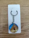 Crystal pendant keychain heart-shaped Item Picture
